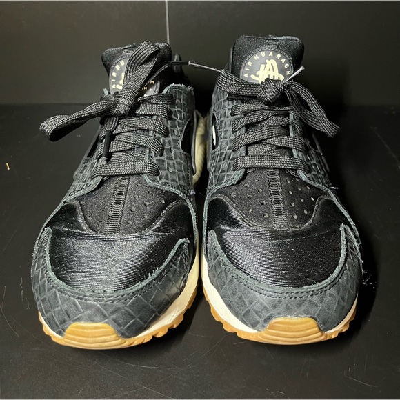 Nike air huarache run premium black snakeskin size 6 - Picture 5 of 7